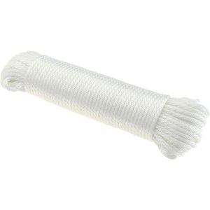 VALUE COLLECTION 100' Max Length Nylon Solid Braid Rope WS-MH-FIBR-133