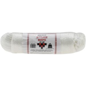 VALUE COLLECTION 200' Max Length Nylon Solid Braid Rope WS-MH-FIBR-126