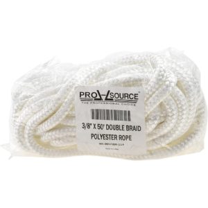 VALUE COLLECTION 50' Max Length Polyester Double Braid Rope WS-MH-FIBR-114