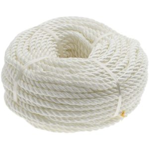 VALUE COLLECTION 100' Max Length Nylon Twisted Rope WS-MH-FIBR-189