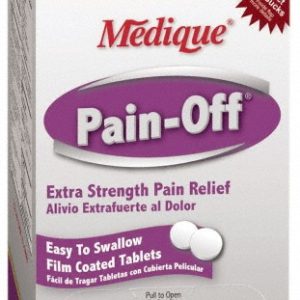 MEDIQUE Headache & Pain Relief Tablet: (2) 50 Envelopes 22833