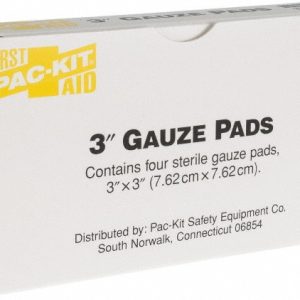 MEDIQUE 4 Qty 1 Pack 3" Long x 3" Wide, General Purpose Pad 61270