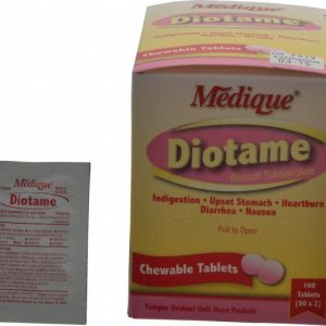 MEDIQUE Antacids & Stomach Relief Tablet: (2) 50 Envelopes 22033
