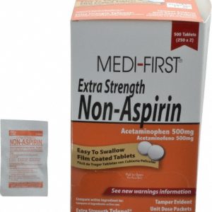 MEDIQUE Headache & Pain Relief Tablet: (2) 250 Envelopes 80413