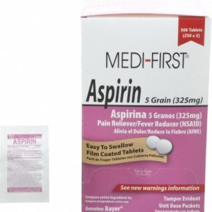 MEDIQUE Headache & Pain Relief Tablet: (2) 250 Envelopes 80513
