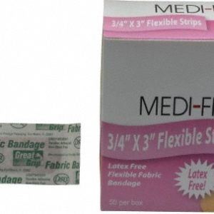 MEDIQUE 50 Qty 1 Pack 3" Long x 3/4" Wide, General Purpose Self-Adhesive Bandage 67550