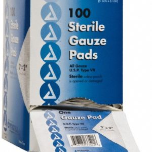 MEDIQUE 100 Qty 1 Pack 2" Long x 2" Wide, General Purpose Pad 60633