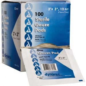 MEDIQUE 100 Qty 1 Pack 3" Long x 3" Wide, General Purpose Pad 61233