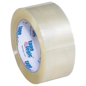 TAPE LOGIC Packing Tape: 2" Wide, Clear, Acrylic Adhesive T902400