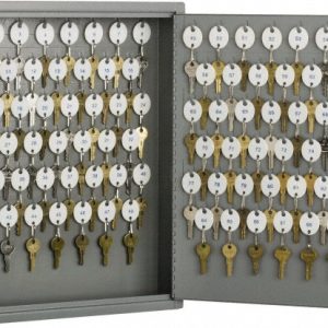 ABILITYONE Key Control; Type: Key Box ; Number of Keys: 90 ; Color: Gray ; Height (Inch): 17.125in ; Width (Inch): 14in ; Overall Depth: 3.125 7125002853049