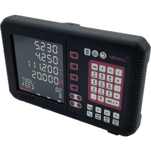 NEWALL Milling DRO System: 3 Axes, Inductive Scale, 12" X-Axis Travel, 36" Y-Axis Travel, 16" Z-Axis Travel N80361216M2012