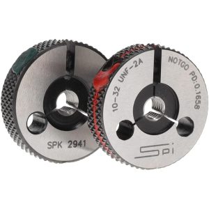 SPI Threaded Ring Gage: #10-32 Thread, Class 2A, Go & No Go 23-145-6
