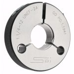 SPI Threaded Ring Gage: 1-1/4-12 Thread, Class 2A, Go & No Go 23-219-9