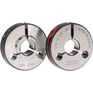 SPI Threaded Ring Gage: 3/4-10 Thread, Class 2A, Go & No Go 23-193-6