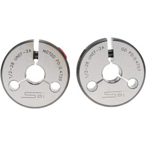 SPI Threaded Ring Gage: Class 2A, Go & No Go 23-179-5