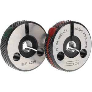 SPI Threaded Ring Gage: #12-24 Thread, Class 2A, Go & No Go 23-147-2