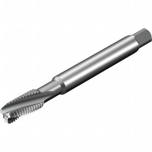 SANDVIK COROMANT Spiral Flute Tap: 1/4-28, 3 Flute, Modified Bottoming Chamfer, 3B Class of Fit, Powdered Metal, AlCrN Finish 7382705