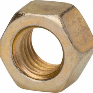 FASTENERS Hex Nut: 5/8-18, Grade 8 Steel, Zinc Yellow Dichromate Finish MP39577