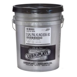 LUBRIPLATE Lubriplate Mineral Gear Oil: 5.00 gal Pail, SAE 80W-90, ISO 150 L0212-035