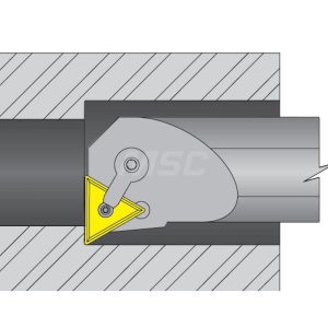 DORIAN TOOL Indexable Boring Bar: S12S-MTFNR-3, 1" Min Bore Dia, Right Hand Cut, 3/4" Shank Dia 73310155150