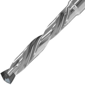 ISCAR Replaceable-Tip Drill: 5.5 to 5.9 mm Dia, 24.9 mm Max Depth, 6 mm Straight-Cylindrical Shank 3346490