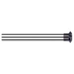 HARVEY TOOL Double Angle Milling Cutter: 90 &deg;, 1" Cut Dia, 3/8" Cut Width, 5/8" Shank Dia, Solid Carbide 19230-C3