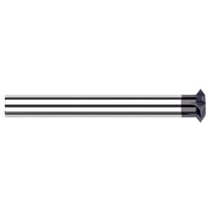 HARVEY TOOL Double Angle Milling Cutter: 90 &deg;, 1" Cut Dia, 3/8" Cut Width, 5/8" Shank Dia, Solid Carbide 19230-C3