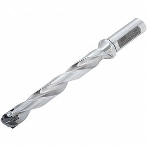 TUNGALOY Replaceable-Tip Drill: 0.394 to 0.409" Dia, 3.15" Max Depth, 5/8" Weldon Flat Shank 6863712