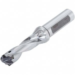 TUNGALOY Replaceable-Tip Drill: 0.866 to 0.902" Dia, 2.598" Max Depth, 1" Weldon Flat Shank 6723443