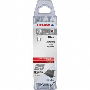 LENOX Jigsaw Blade: Bi-Metal, 14 TPI, 0.037" Blade Thickness, 3/8" Blade Width 1991561