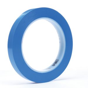 3M Masking Tape: 1" Wide, 36 yd Long, 5.2 mil Thick, Blue 7000047463