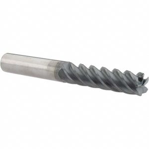 SUPERMILL Corner Radius End Mill: 1/2" Dia, 2" LOC, 0.0300" Radius, 5 Flute, Solid Carbide 5251973