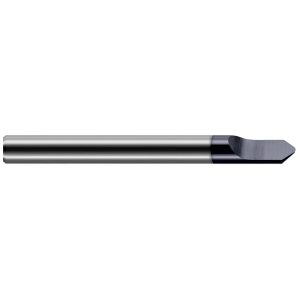 HARVEY TOOL Engraving Cutter: 60 &deg;, 3/16" Dia, Tip Radius Point, Solid Carbide 48120-C3