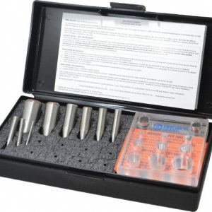 PRECISION BRAND 1/8 to 3/4 Inch Diameter Shim Punch and Die Set 40105