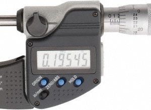 MITUTOYO 0 to 1 Inch, Ratchet Stop Thimble, IP65 Water Resistance, Electronic Disc Micrometer 323-350-32