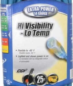 SOUTHWIRE 25', 14/3 Gauge/Conductors, Blue Outdoor Extension Cord 2467SW8806