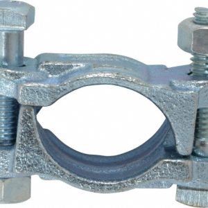 DIXON VALVE & COUPLING Double Bolt Clamp: Plated Iron DL14