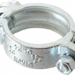 DIXON VALVE & COUPLING Double Bolt Clamp: Plated Iron DL24