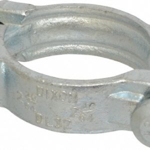 DIXON VALVE & COUPLING Double Bolt Clamp: Plated Iron DL32