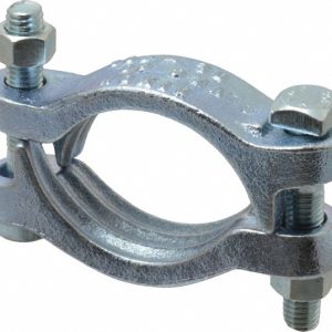 DIXON VALVE & COUPLING Double Bolt Clamp: Plated Iron DL306