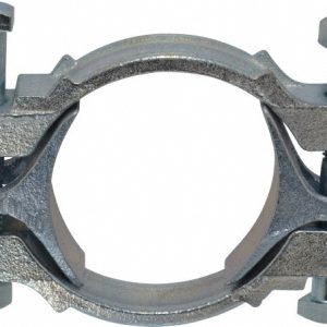 DIXON VALVE & COUPLING Double Bolt Clamp: Plated Iron 400