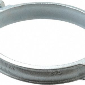 DIXON VALVE & COUPLING Double Bolt Clamp: Plated Iron 675