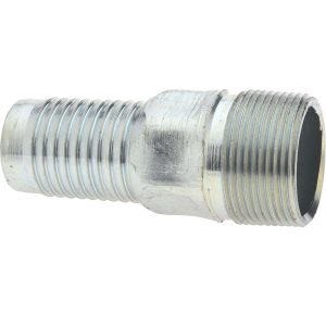 CAMPBELL FITTINGS 1-1/4" Pipe ID, Threaded Combination Nipple for Hoses HAPS-5