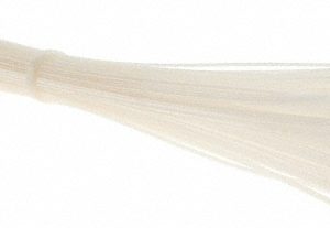 THOMAS & BETTS Cable Tie: 14.3" Long, Natural, Nylon, Reusable TYR508