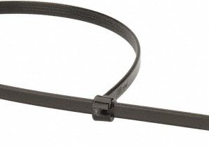 THOMAS & BETTS Cable Tie Duty: 14.2" Long, Black, Polypropylene, Standard TYP28MX