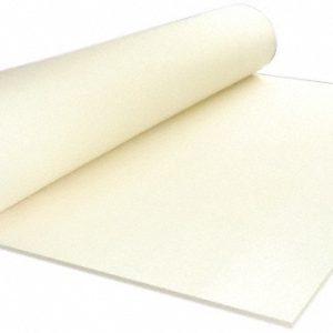 BUFFALO FELT PRODUCTS CORP. 60 x 60 x 1/4" White Pressed Wool Felt Sheet F-1 1/4"X5'