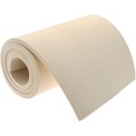BUFFALO FELT PRODUCTS CORP. 12 x 60 x 1/2" White Pressed Wool Felt Sheet F-1 1/2"X1'