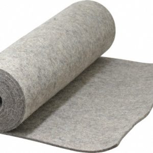 BUFFALO FELT PRODUCTS CORP. 12 x 60 x 1/8" Gray Pressed Wool Felt Sheet F-3 1/8"X1'
