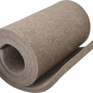 BUFFALO FELT PRODUCTS CORP. 12 x 60 x 1/2" Gray Pressed Wool Felt Sheet F-3 1/2"X1'