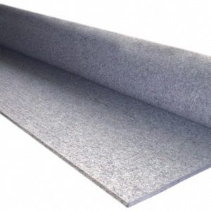 BUFFALO FELT PRODUCTS CORP. 12 x 72 x 1" Gray Pressed Wool Felt Sheet F-7 1"X1'